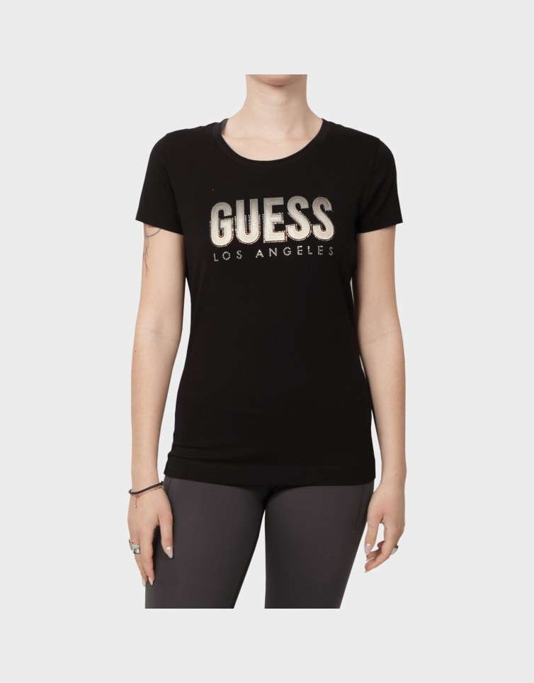 GLITTER DEGRADE LOGO TEE