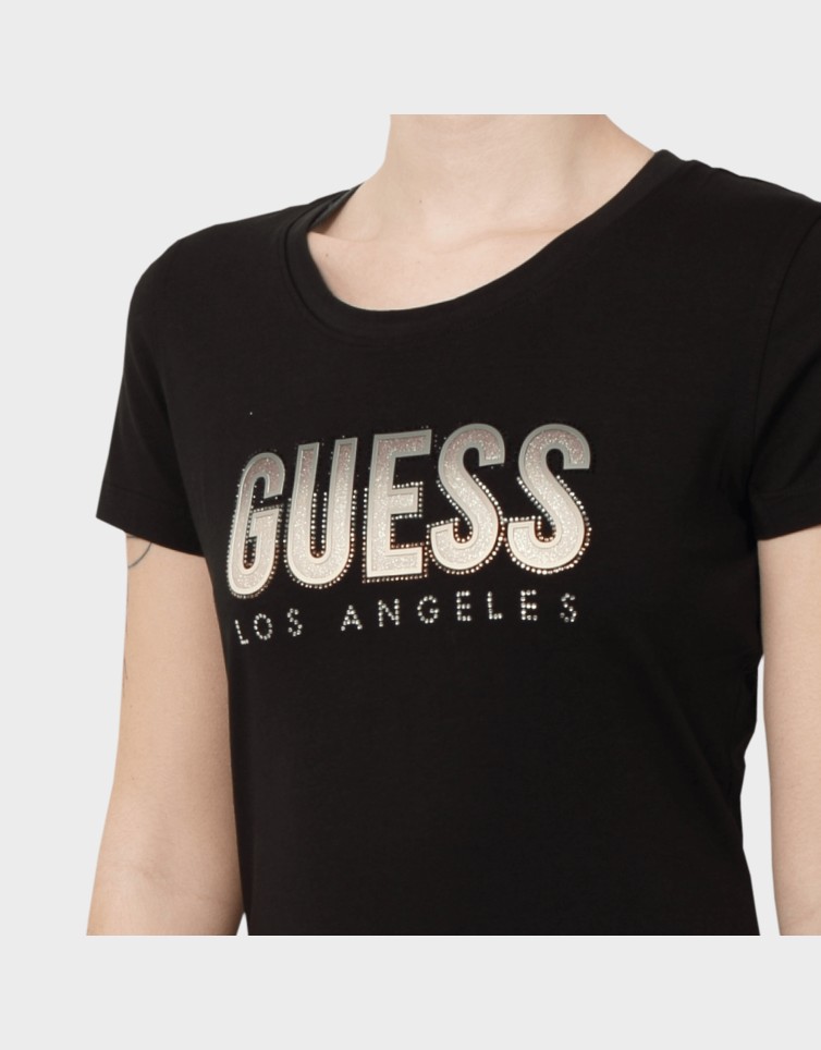 GLITTER DEGRADE LOGO TEE
