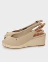 FLAG MID WEDGE ESPAD SLINGBACK