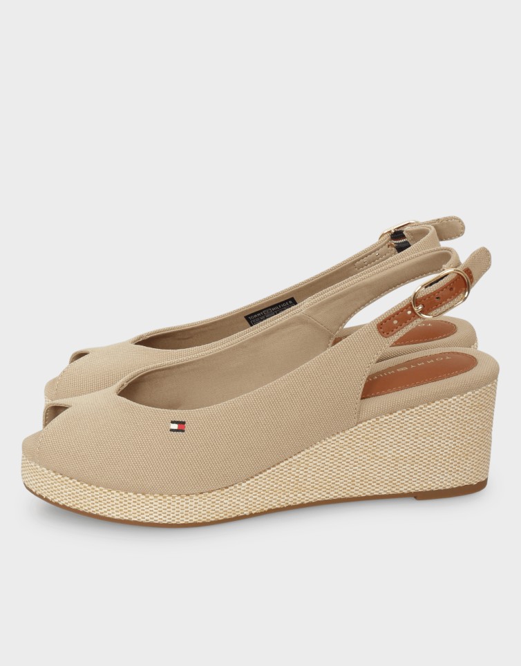 FLAG MID WEDGE ESPAD SLINGBACK