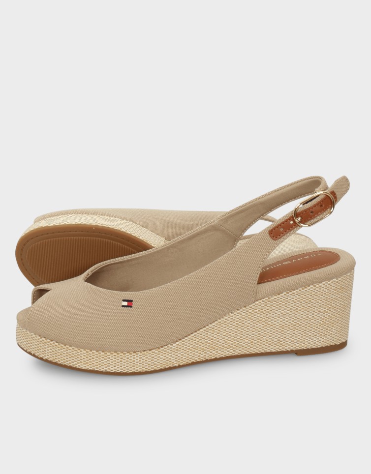 FLAG MID WEDGE ESPAD SLINGBACK