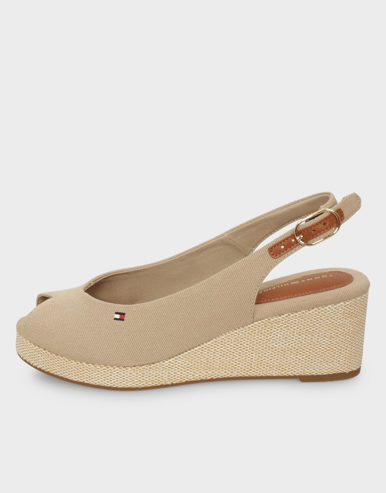 FLAG MID WEDGE ESPAD SLINGBACK