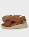 CROSS STRAP WEDGE