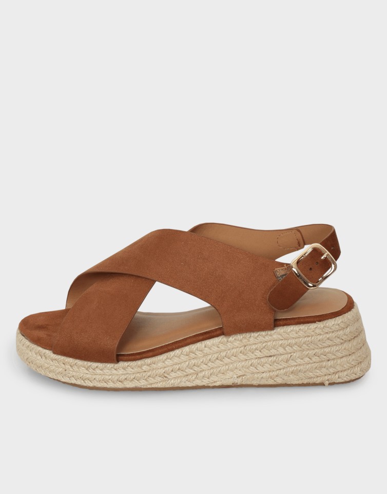 CROSS STRAP WEDGE