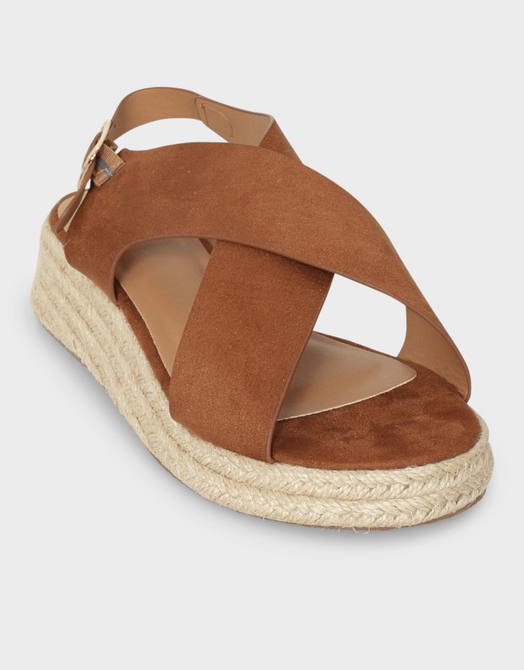 CROSS STRAP WEDGE