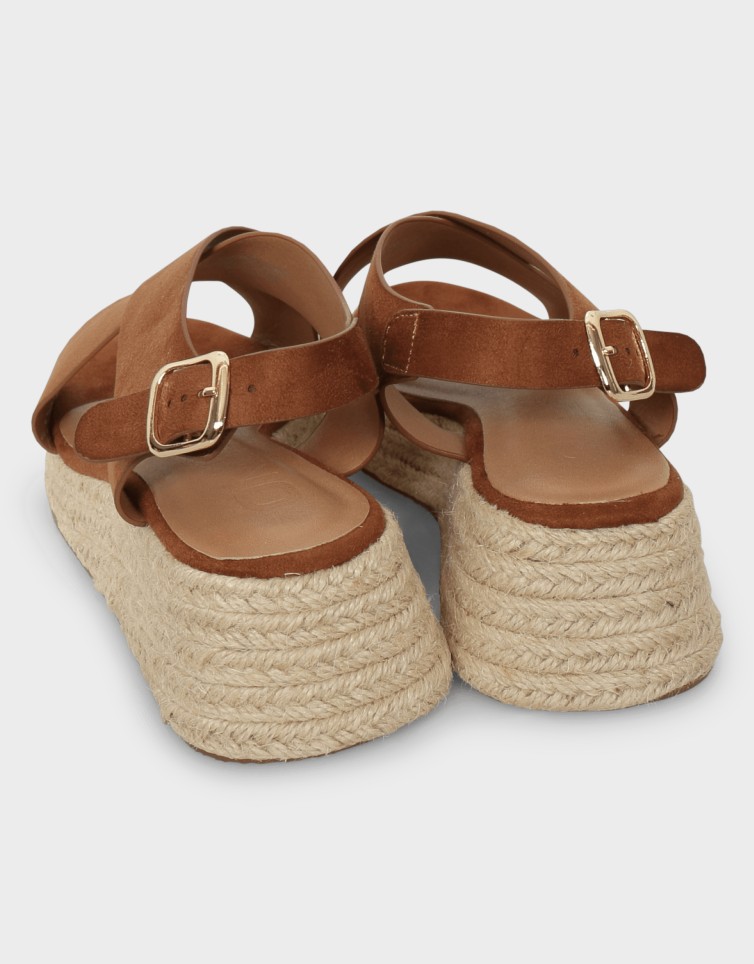 CROSS STRAP WEDGE