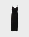 EASY JOY SLIT MAXI V-NECK DRESS