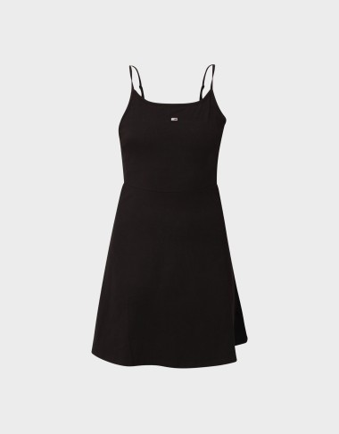 ESSENTIAL STRAP FLARE DRES