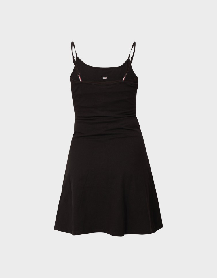 ESSENTIAL STRAP FLARE DRES
