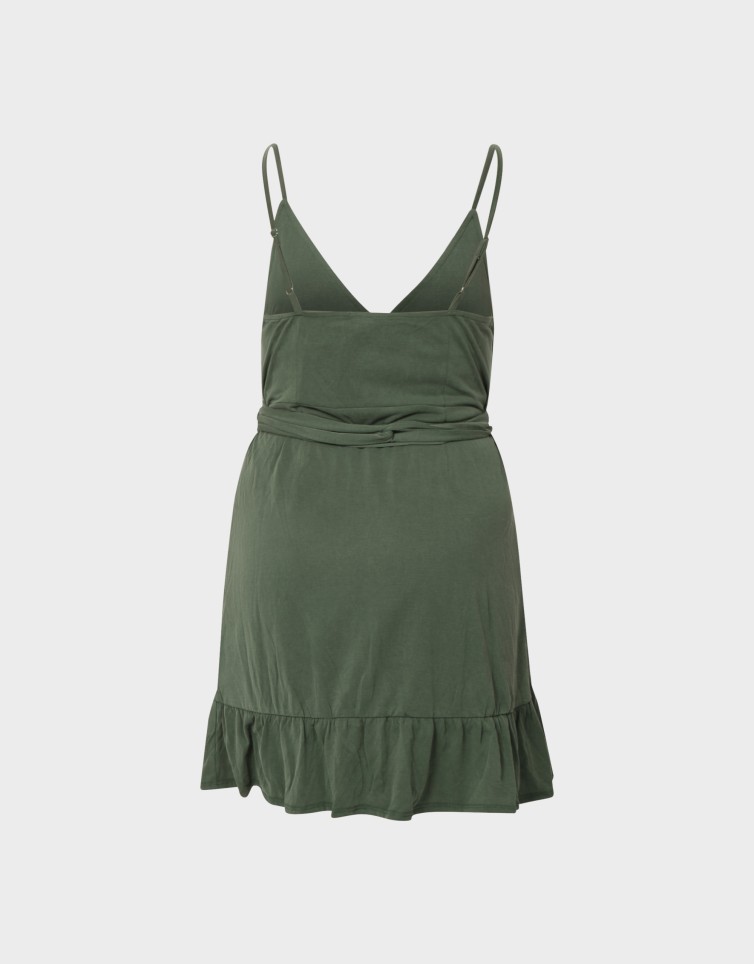 MIDI STRAP DRESS