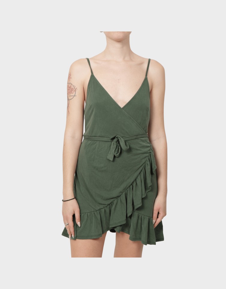 MIDI STRAP DRESS