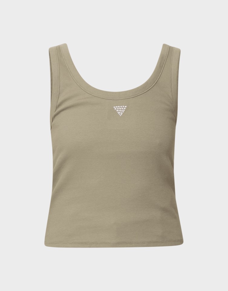 TRIANGLE BLING RIB TANK