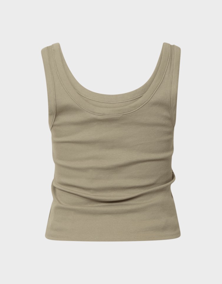 TRIANGLE BLING RIB TANK
