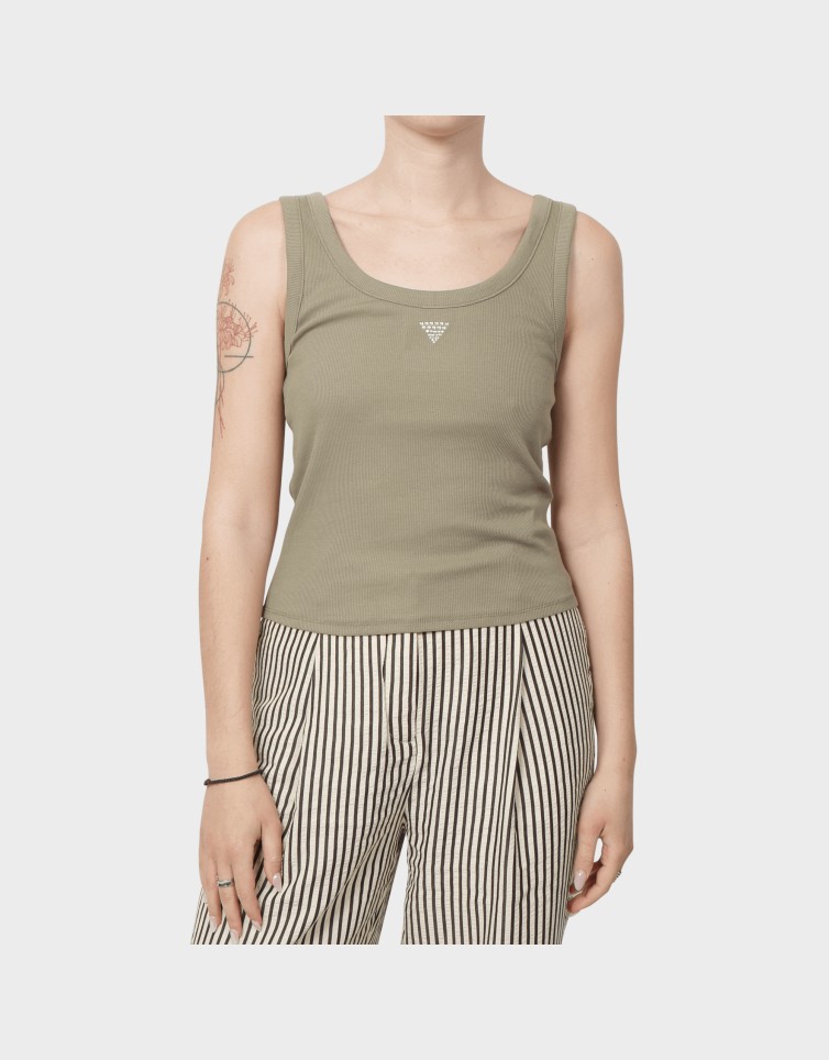TRIANGLE BLING RIB TANK