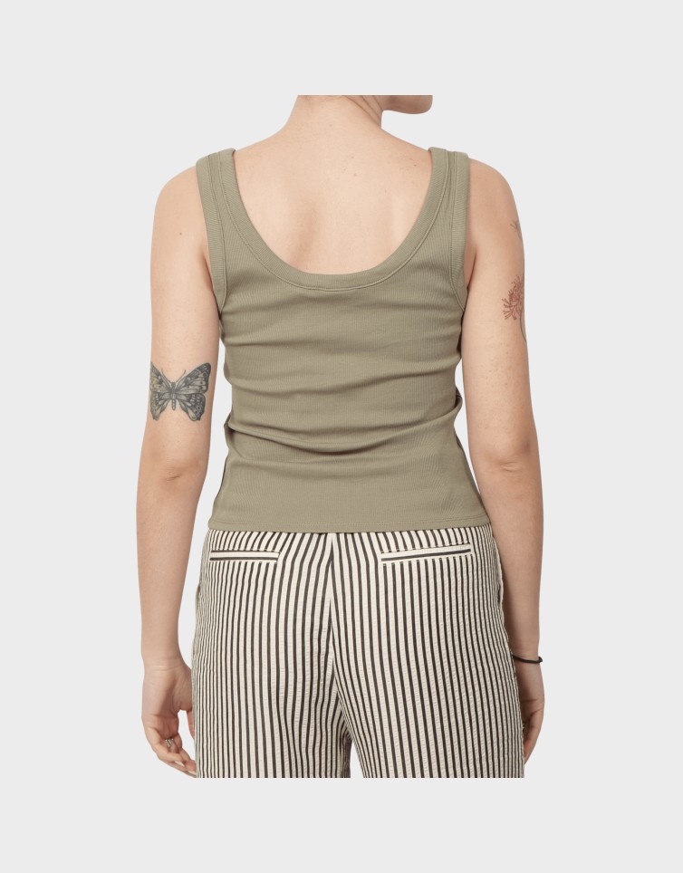 TRIANGLE BLING RIB TANK