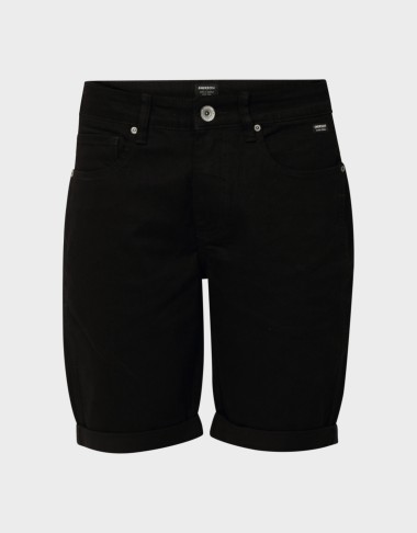 STRETCH DENIM SHORTS
