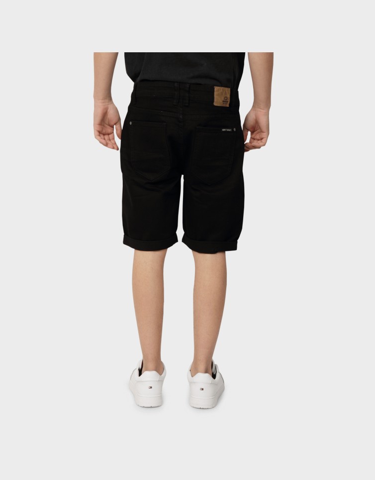 STRETCH DENIM SHORTS