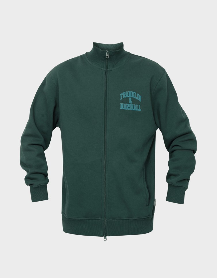 LETTER LOGO ZIP SWEATSHIRT