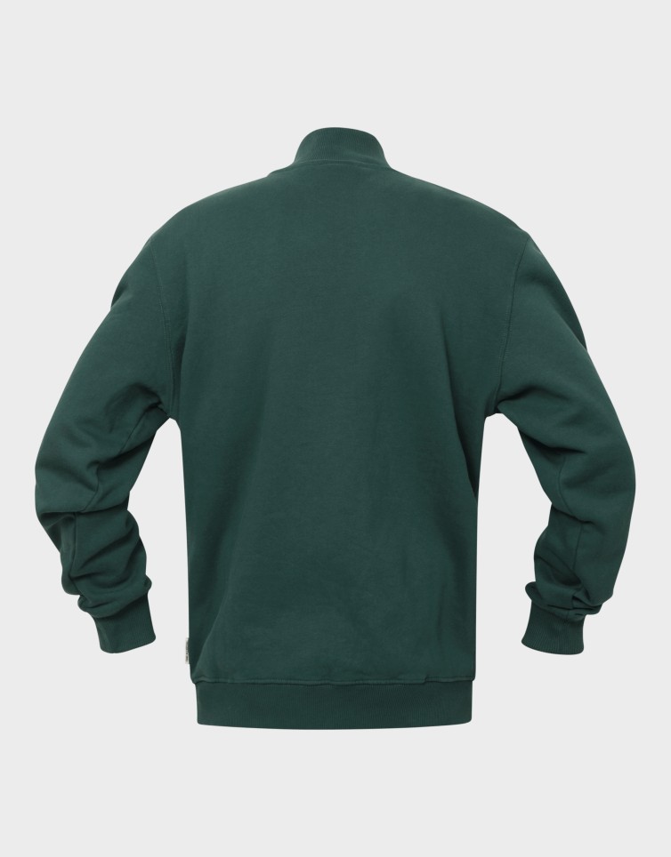 LETTER LOGO ZIP SWEATSHIRT
