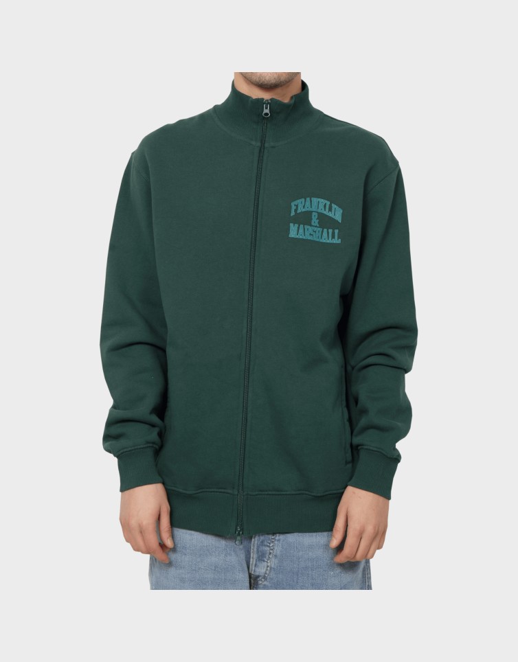 LETTER LOGO ZIP SWEATSHIRT