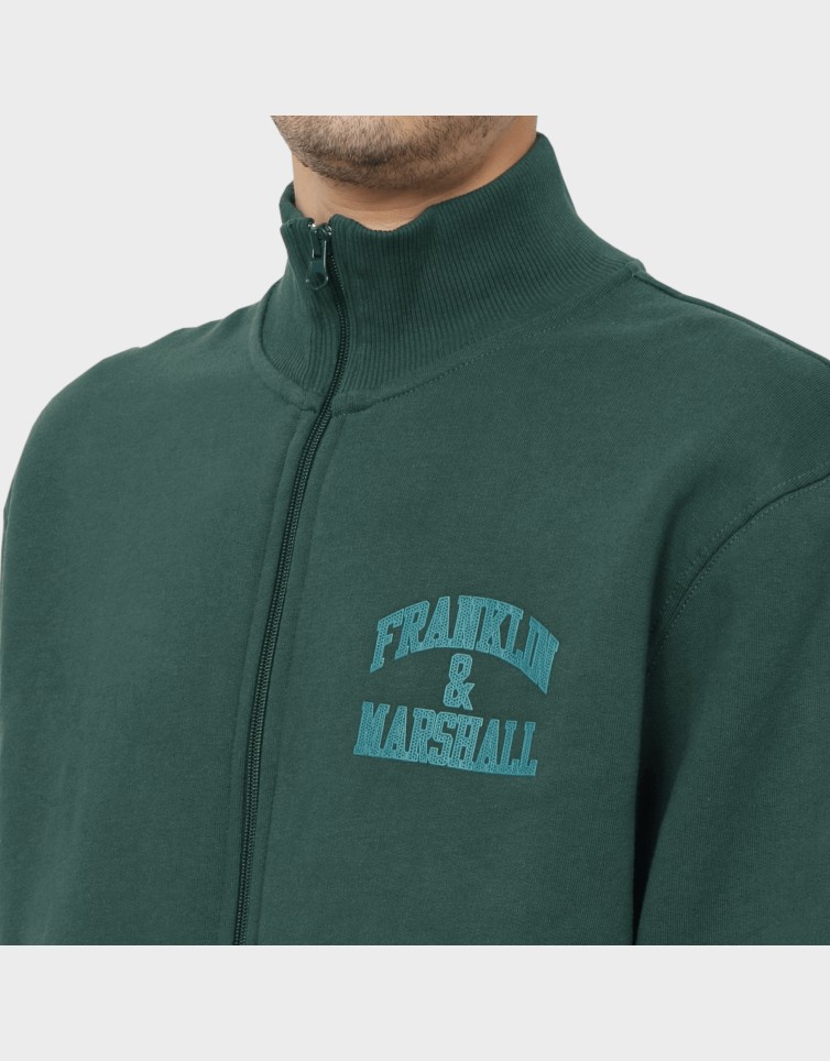 LETTER LOGO ZIP SWEATSHIRT