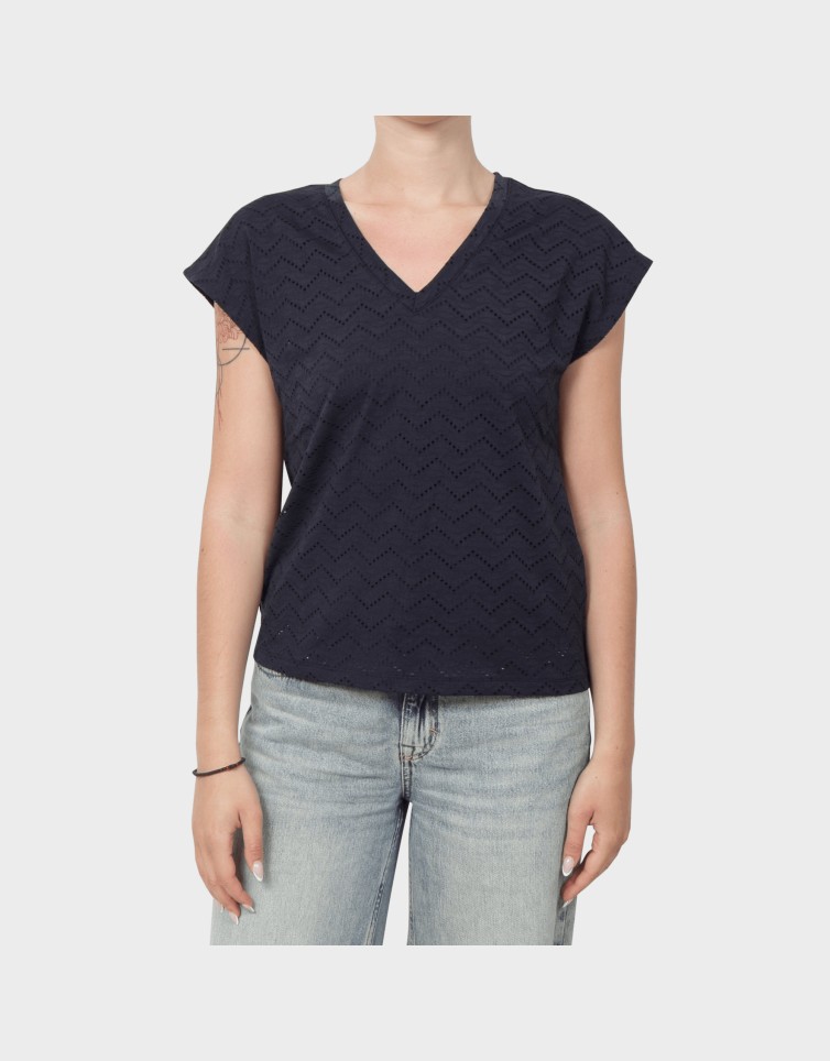 THAS SS V-NECK TOP