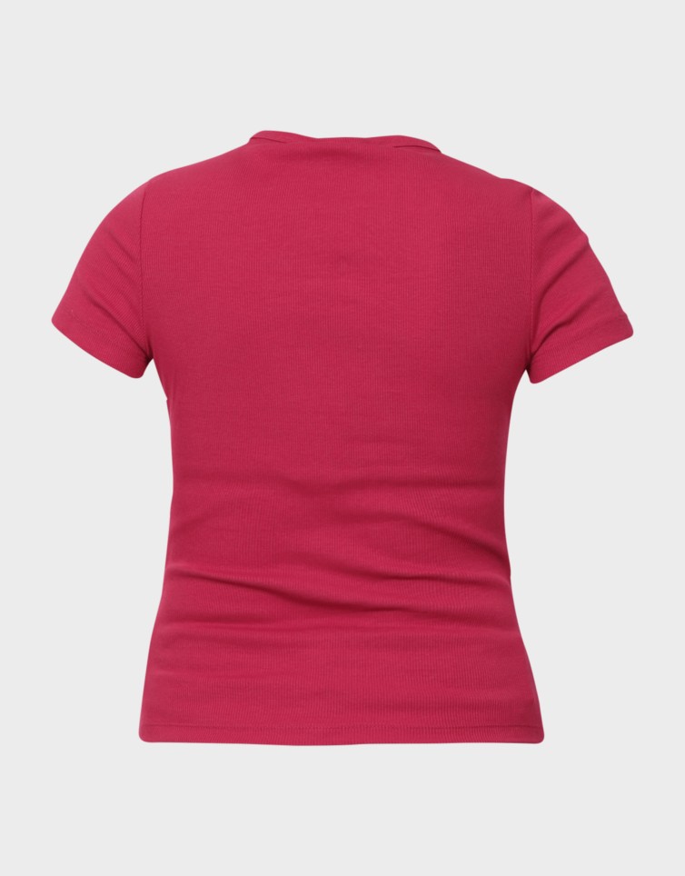 SLIM BADGE RIB TEE