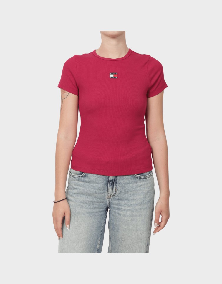 SLIM BADGE RIB TEE