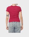 SLIM BADGE RIB TEE