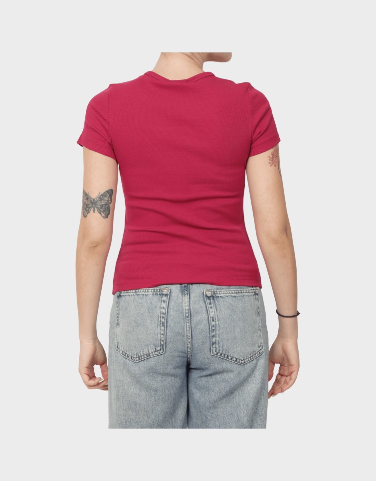 SLIM BADGE RIB TEE