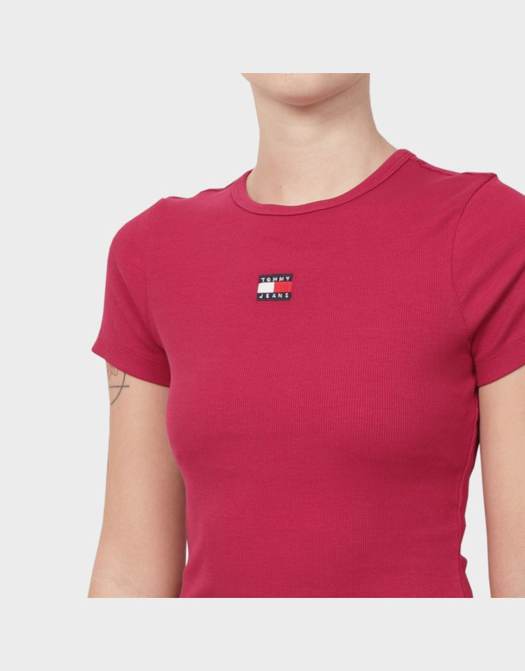 SLIM BADGE RIB TEE