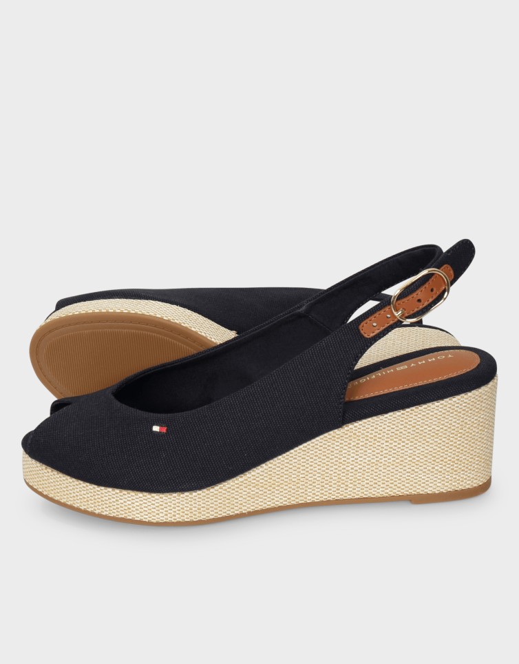 FLAG MID WEDGE ESPAD SLINGBACK