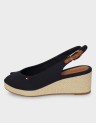 FLAG MID WEDGE ESPAD SLINGBACK