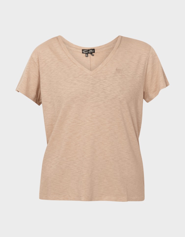 STUDIOS SLUB EMB VEE TEE