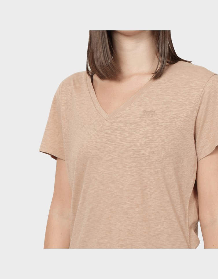 STUDIOS SLUB EMB VEE TEE