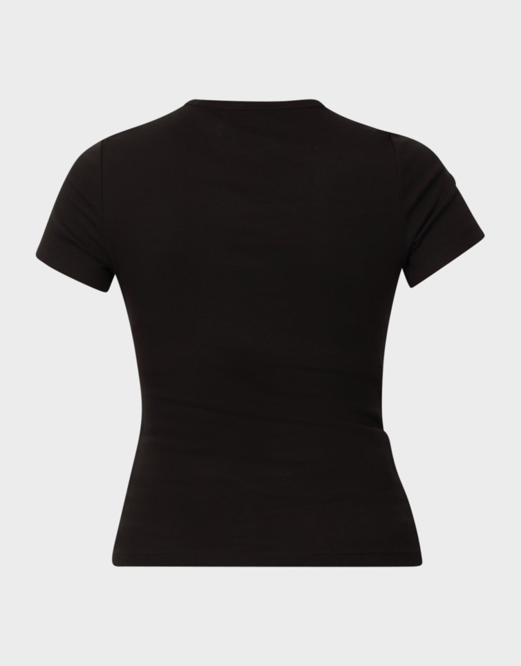 SLIM BADGE RIB TEE