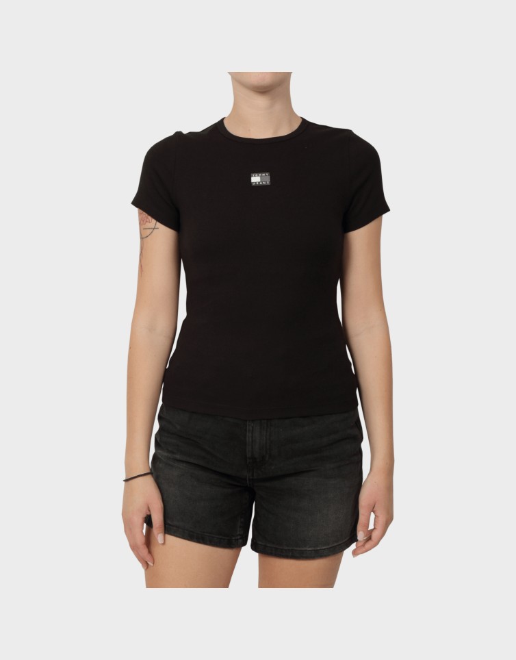 SLIM BADGE RIB TEE