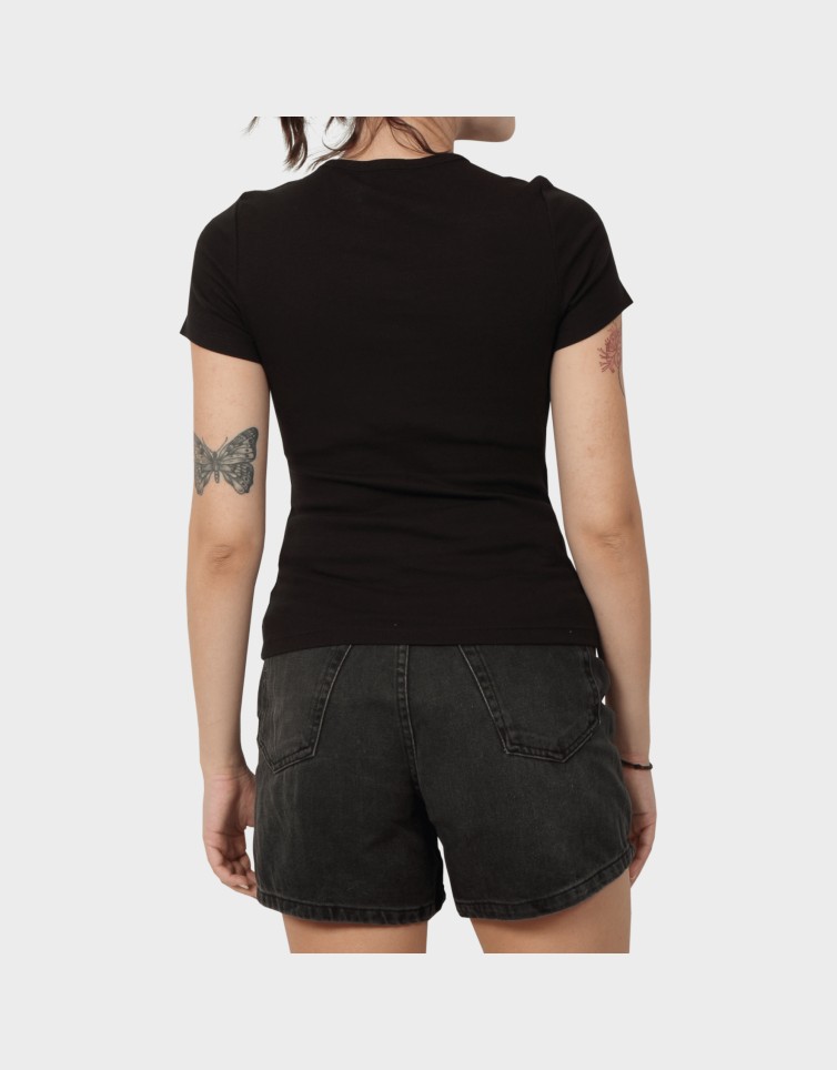 SLIM BADGE RIB TEE