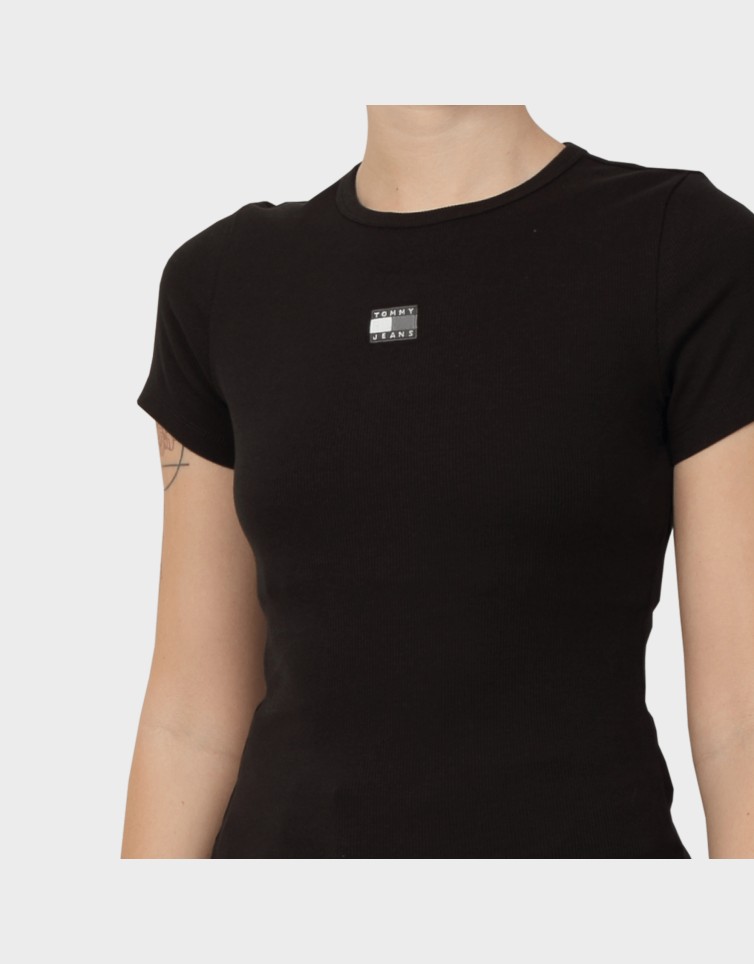 SLIM BADGE RIB TEE