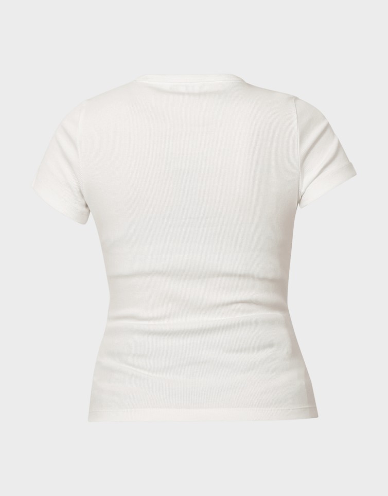 SLIM BADGE RIB TEE