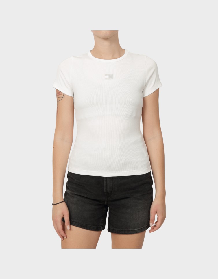 SLIM BADGE RIB TEE