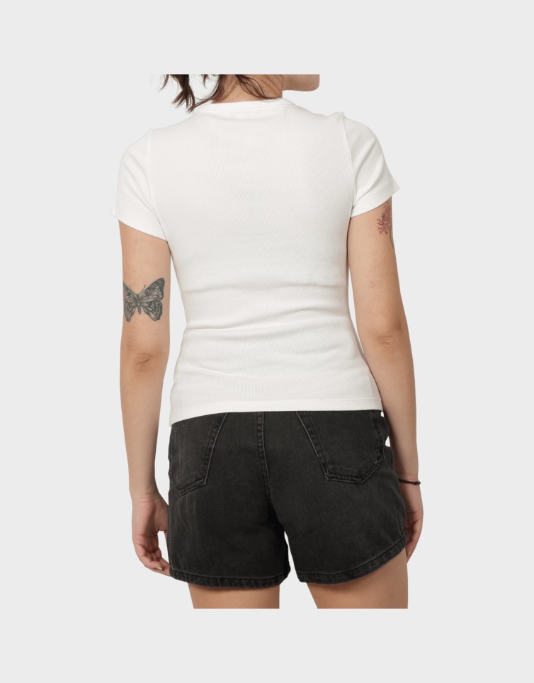 SLIM BADGE RIB TEE