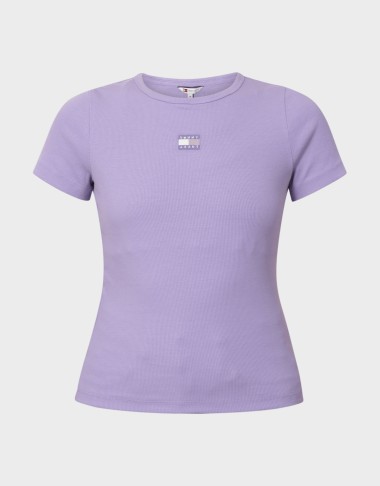 SLIM BADGE RIB TEE
