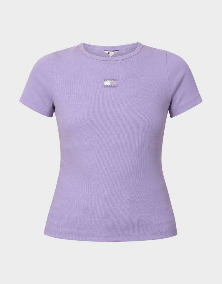 SLIM BADGE RIB TEE