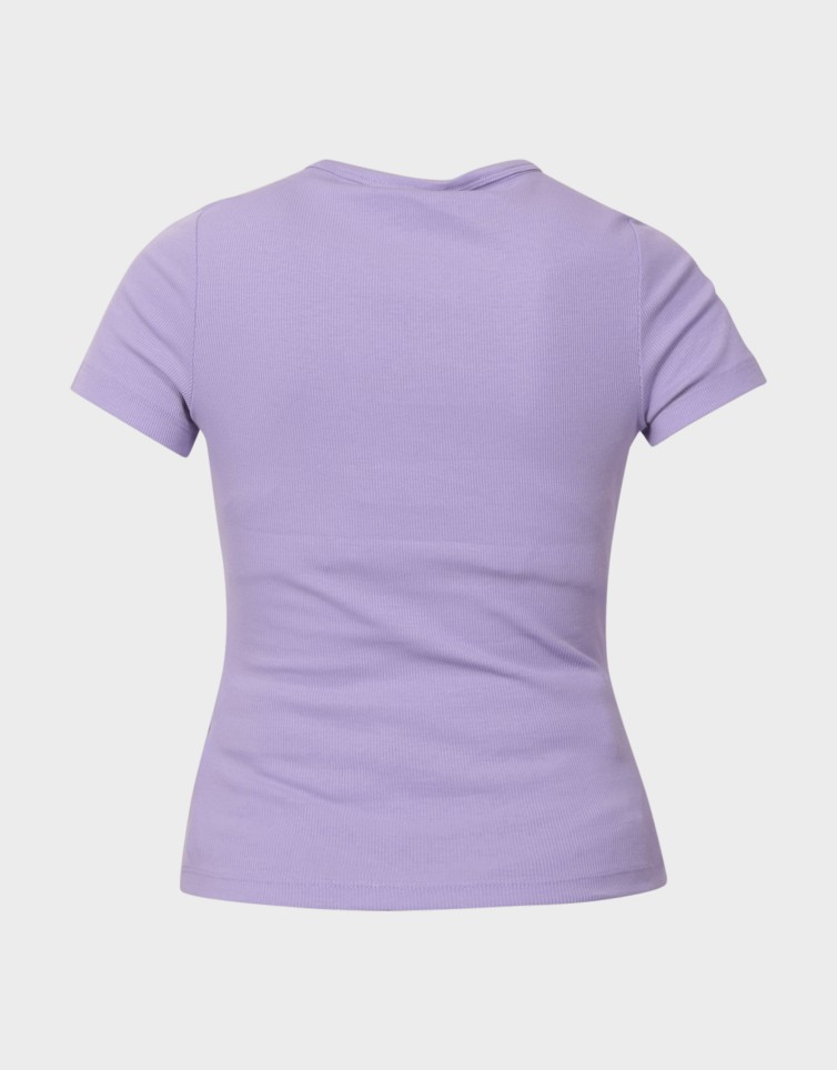 SLIM BADGE RIB TEE