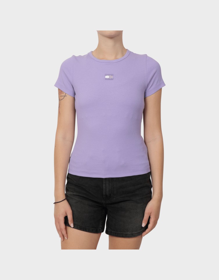 SLIM BADGE RIB TEE