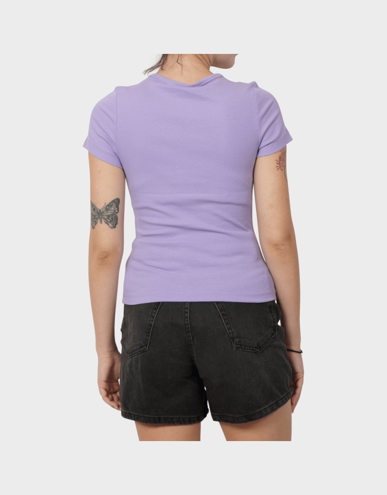 SLIM BADGE RIB TEE