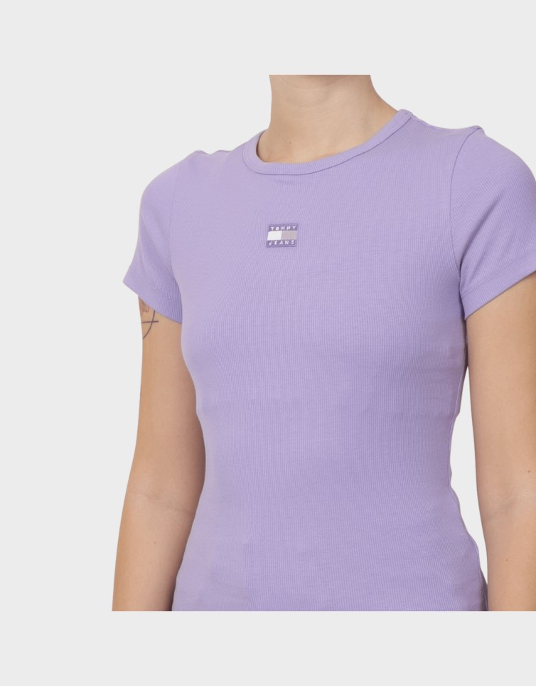 SLIM BADGE RIB TEE