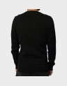 COTTON CABLE KNIT CREW