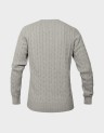 COTTON CABLE KNIT CREW
